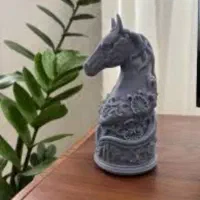 بیس اسب/ سنگ مصنوعی/ شمع