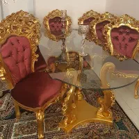 میز و ناهارخوری استیل سلطنتی|میز و صندلی غذاخوری|مراغه, |دیوار