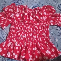 بلوز دخترانه نخی