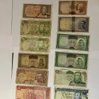 پکیج ۱۲ عددی اسکناس کارکرده شاهی