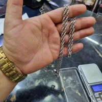 زنجیر طنابی نقره ایتالیایی ۹۲۵