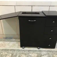 میز اتو و چرخ خیاطی اسانسوری MDF سه کاره با صندلی|لوازم خیاطی و بافتنی|شهرکرد, |دیوار