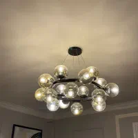 لوستر حبابی ۸ عدد ست کامل مناسب جهاز