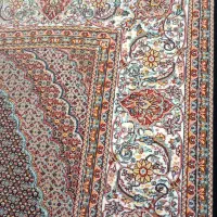 فرش ماهی ماشینی دستبافت گونه ی خوی|فرش|تبریز, |دیوار