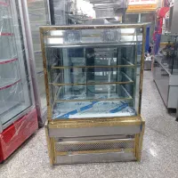 یخچال مکعبی پشت وانتی نما طلایی در حد نونو