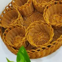 سبد ارغوانی دست ساز