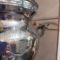 سماور گازی ۸ لیتری نو بالوازم|سماور، چایساز، قهوهساز|تهران, آذری|دیوار