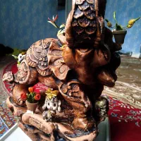 قلک|مجسمه، تندیس، ماکت|نورآباد, |دیوار