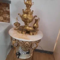 میز و سماور برنزی|صنایع دستی و سایر لوازم تزئینی|مرند, |دیوار