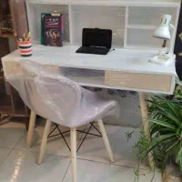 انواع میز تحریرشلف دار  صندلی تدی تمام MDF