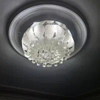 دو عدد لوستر کریستالی|لوستر و چراغ آویز|کرج, باغستان|دیوار