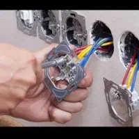 برقکار سیم کش سیم کشی برقکاری ساختمان دوربین سیمکش