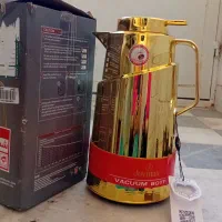 فلاسک دولیتری شیشه قرمز|قوری، کتری، قهوهساز دستی|بیرجند, |دیوار