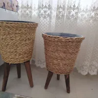 استند گلدان بافت حصیری|گل مصنوعی|فردوس (خراسان), |دیوار