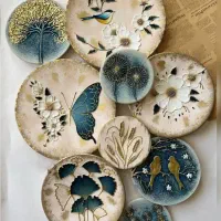 دیوارکوب سفالی