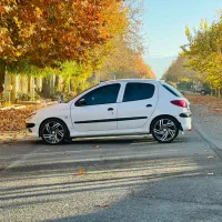 206 تیپ 5 آخر 95|خودرو سواری و وانت|هشتگرد, شهرک جهان ویلا (درخشانیه)|دیوار