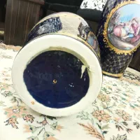 گلدان سرمه ای و طلاکوب لیلی مجنون|مجسمه، تندیس، ماکت|سهند, |دیوار