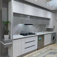 نصب نصاب کابینت کمددیواری درب چوبی