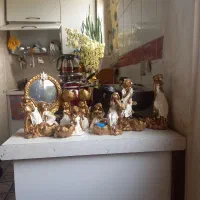 هفت سین فرشته رنگ سفید طلایی