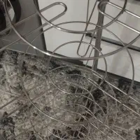 دو عدد استند قابلمه استیل اصل ،ضد زنگ ،در حد نو|آب‌چکان و نظم‌دهنده ظروف|همدان, |دیوار