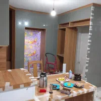 کابینت و کمد دیواری صنایع چوب علی بابا|جاکفشی، کمد، دراور|بم, |دیوار