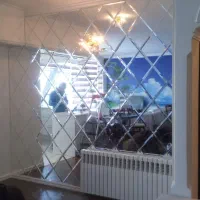 اینه دکوراتیو ، اینه کاری ، اینه پازلی  اینه لوزی|آینه|تهران, مرزداران|دیوار
