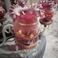 لوستر حباب لاله عباسی قرمز