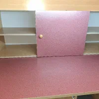 تخت دو طبقه (میز تحریر ، کمد ، دراور و کتابخانه)|تخت و سرویس خواب|تهران, نیروی هوایی (پیروزی)|دیوار