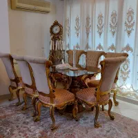 ناهارخوری ۸ نفره شیک وخوشرنگ ساخت سفارشی