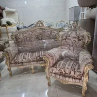 مبل سلطنتی 9نفره بامیزو عسلی