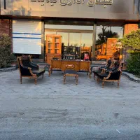 مبلمان اداری کلاسیک میزمدیریت ومبل سناتورچهاردانگه|دفتر کار|تهران, شهرک شریفی|دیوار