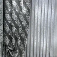 پرده محو پتینه بدون آستر ضخیم از تولیدی
