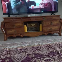 میز تلویزیون تمام چوب