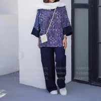 ست بهاره (تونیک+شلوار) باتیک شیدا