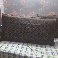 دو جفت پشتی بزرگ لاکی جرگلان و قهوهای دستی ساده|پشتی|مشهد, دانشجو|دیوار