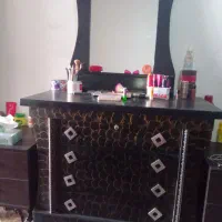 دراو و اینه مشکی ست در حد نو سالم