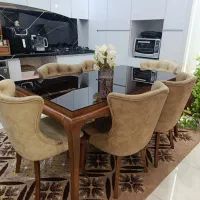 میز غذا خوری۶ نفره جنس خوب شرکتی