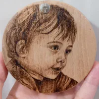 نقاشی و سوخته نگاری چهره و منظره