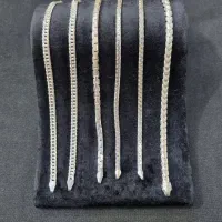 دستبند های نقره مردانه ایتالیایی عیار۹۲۵با فاکتور|جواهرات|تهران, گیشا|دیوار