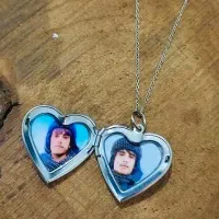 گردنبند لاکت عکس قلبی