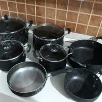 قابلمه و پایه قابلمه و سینی و اسپند دود کن برقی