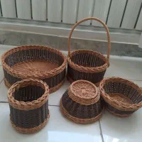 سبدهای دست بافت