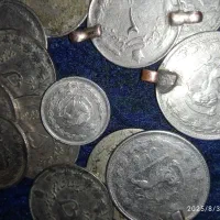 تعداد 43عدد سکه شاهی که دوتا شون نقره هستن|کلکسیون سکه، تمبر، اسکناس|کرمانشاه, |دیوار