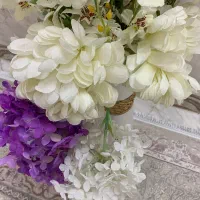 گل مصنوعی به همراه گلدان|گل مصنوعی|قم, انسجام|دیوار