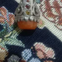 سلام یک انگشتر نفره عقیق هست