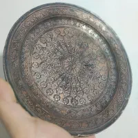 بقشب صفوی لنگاری یزدی تمام قلمزنی موزه ای