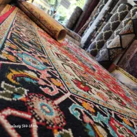 گلیم ۳۲۰ شانه کویریزد ، کنف ، طرح سنتی|گلیم، جاجیم، گبه|قوچان, |دیوار