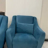 مبل تک نفره دو عدد کارکرده سالم