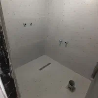 .کاشی کاری. کاشیکاری سرامیک .کف نما باچسب و ملات