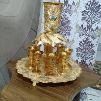 جامو استند همراه سینی برنز